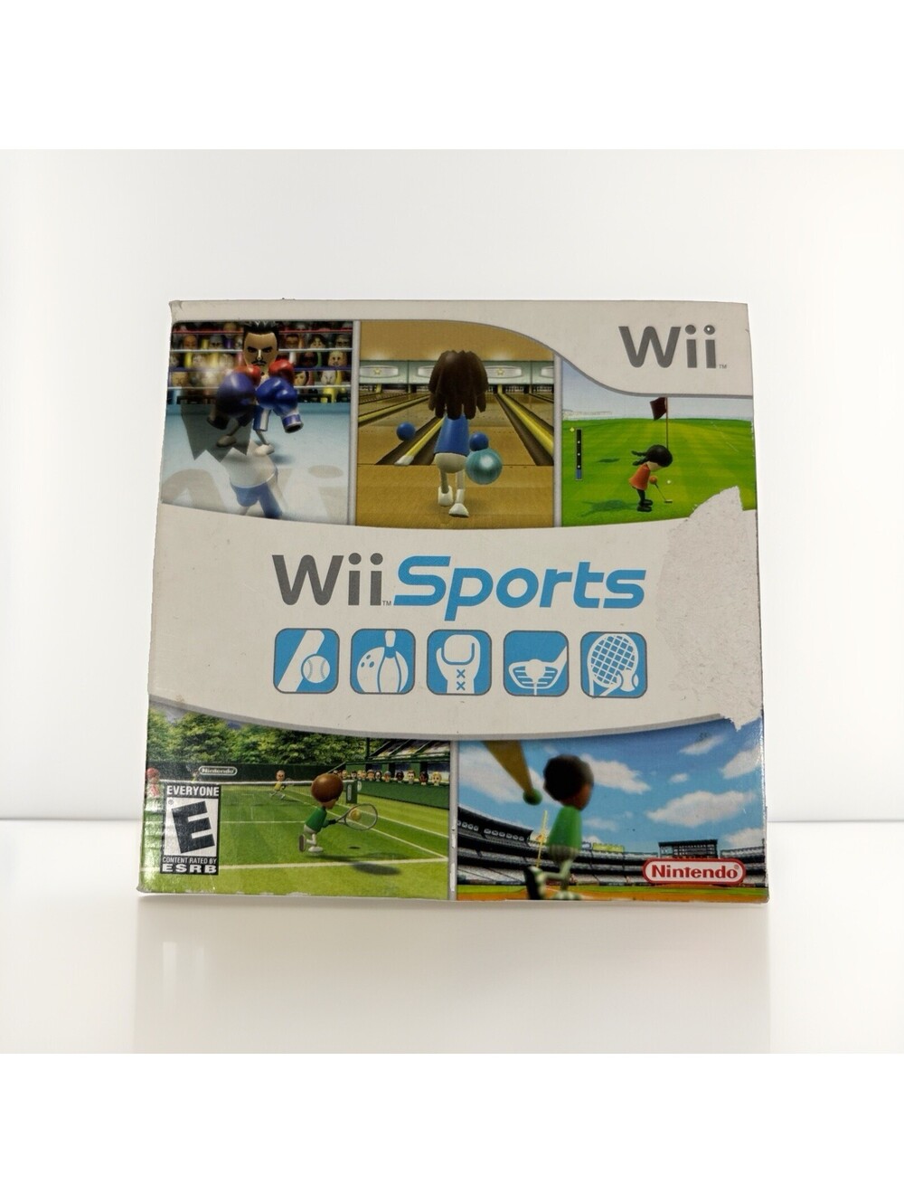 Nintendo Wii Sports Game In Cardboard Sleeve Complete CIB W/ Manual Tested